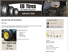 Tablet Screenshot of ebtires.com